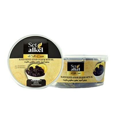 Black olives Atoun Salqini with oil