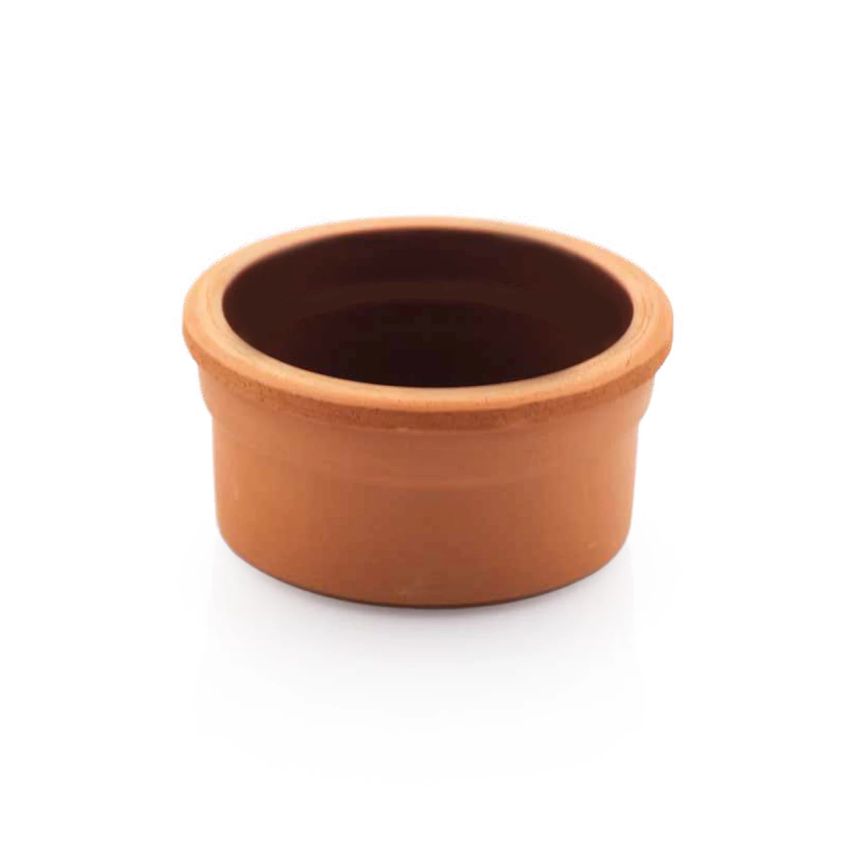 FLORYA - ROUND OVEN BOWL, 9,5*4,5 CM, (FULL NATURAL, NON-GLAZED), 0,15 LT