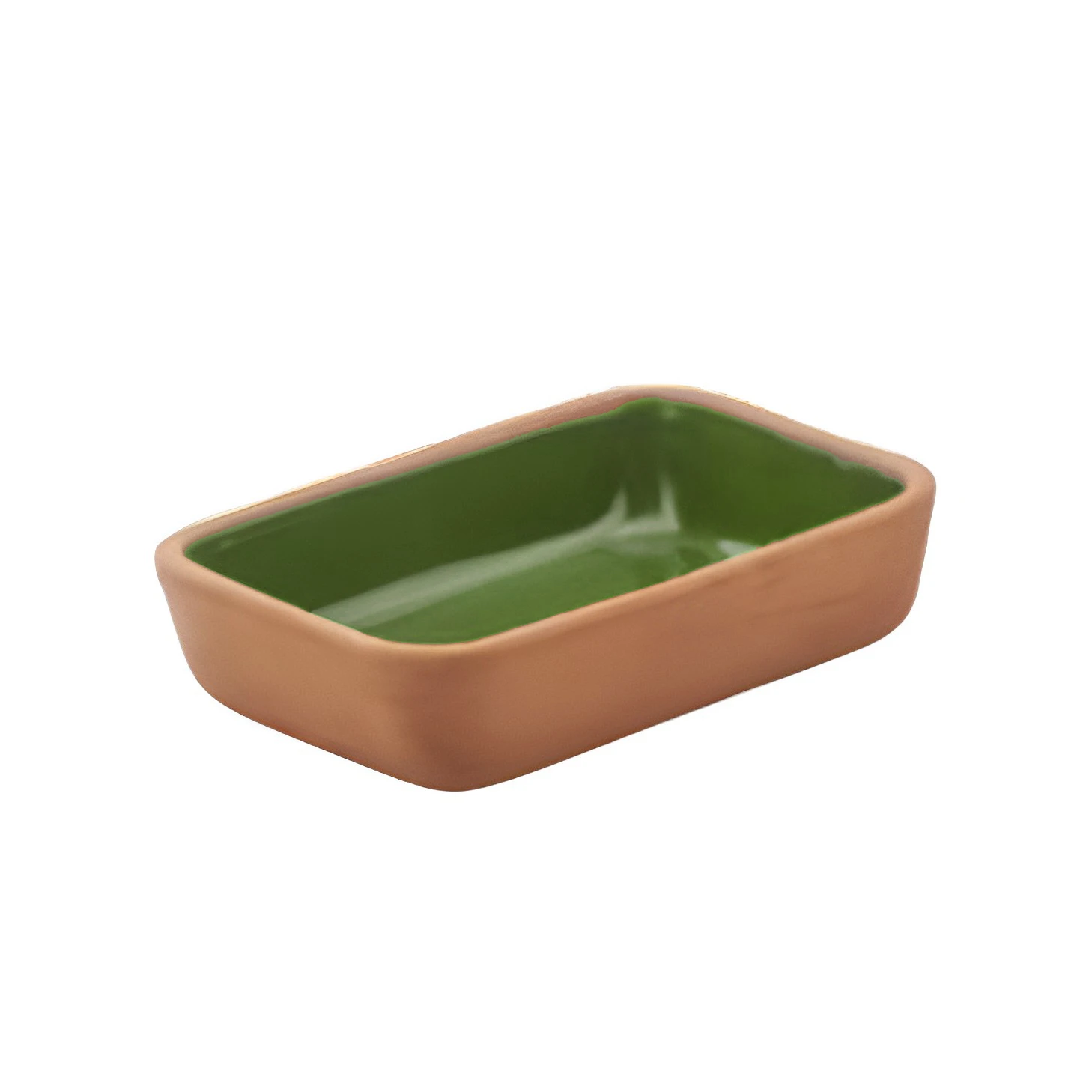 foca - rectangle oven tray 16,5*12*4,5 cm, (inner color glazed), 1 pcs