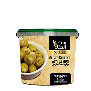green olives stuffed with lemon