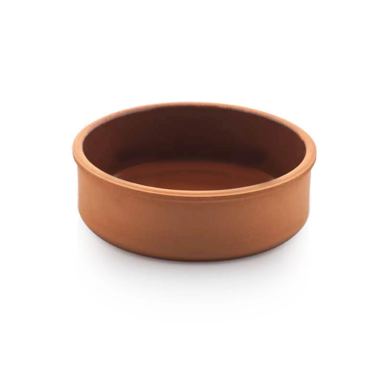 IZNIK - ROUND OVEN BOWL, 19*6 CM, (FULL NATURAL, NON-GLAZED), 1 LT