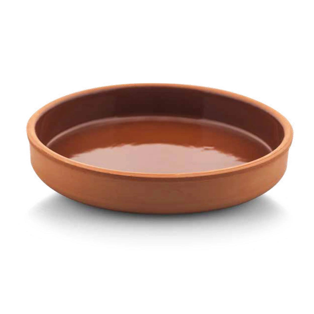 KESTEL - ROUND OVEN BOWL, 23*4 CM, (INNER BROWN GLAZED), 1 LT