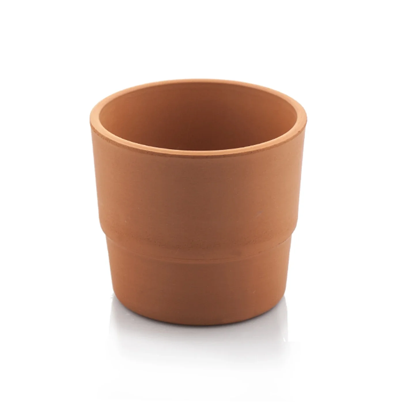 LONDON - PLANT POT, 14*12 CM, (NATURAL-TERRACOTTA)