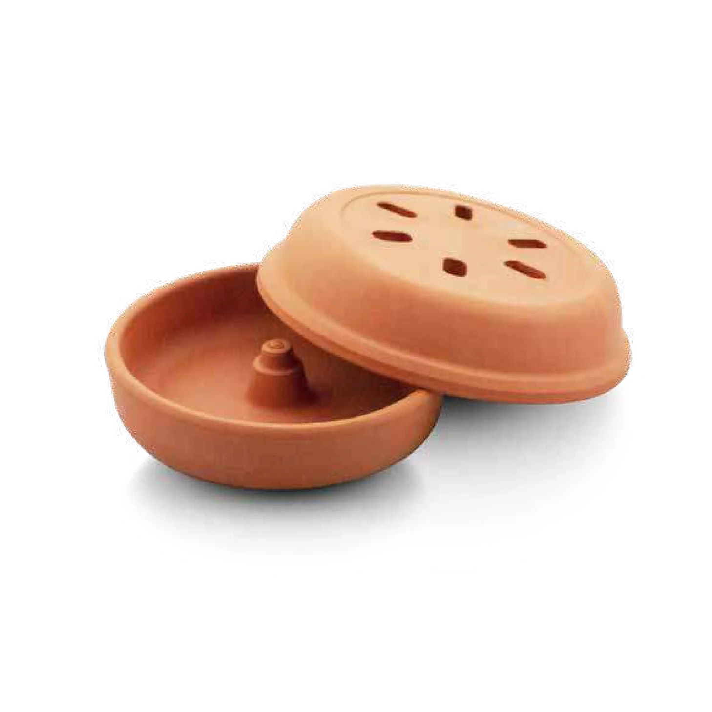 mosquito coil holder, 14*6 cm, (full natural, non-glazed), 1 pcs,shrink film
