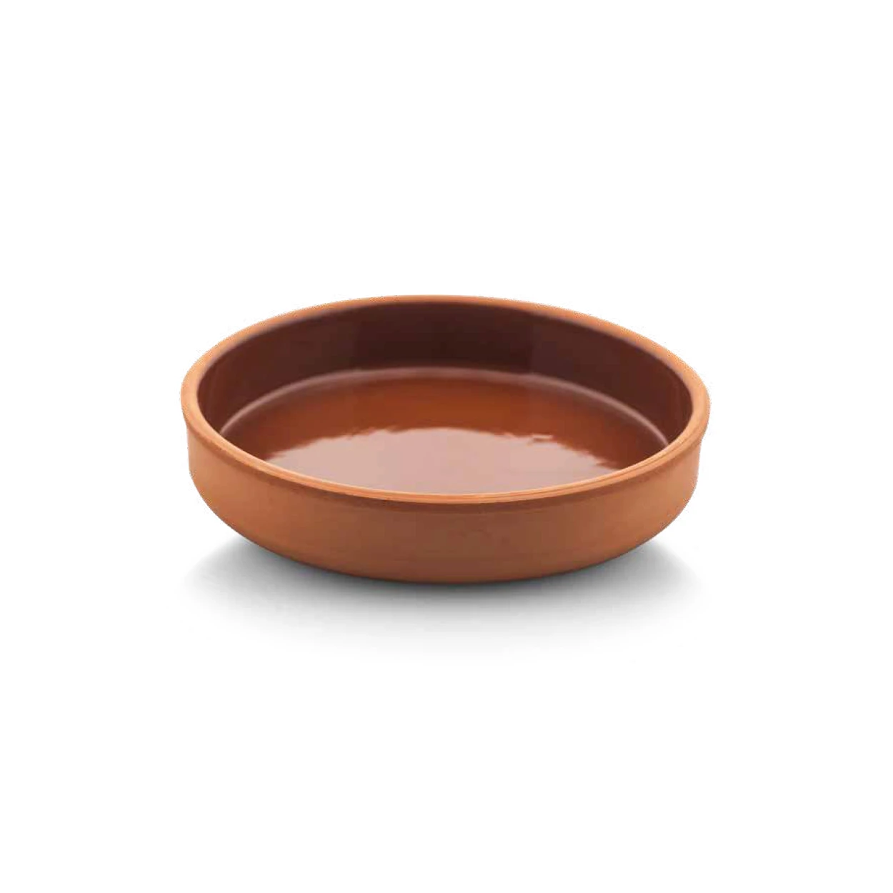 MUDANYA - ROUND OVEN BOWL, 13*3 CM, (INNER BROWN GLAZED), 0,26 LT