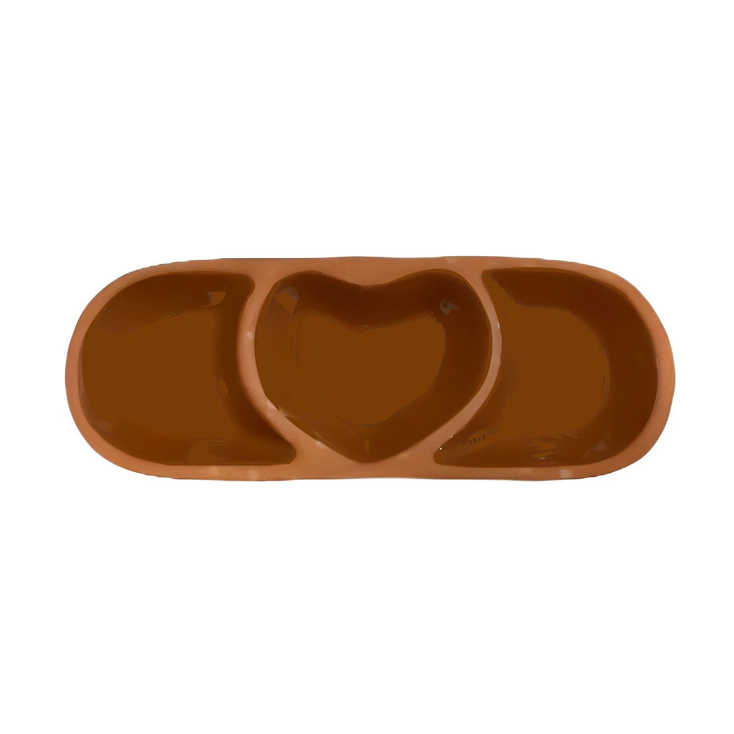 roza - serving dish, 230 ml, 27.5*11*3 cm, (full natural, non-glazed), 1 pcs