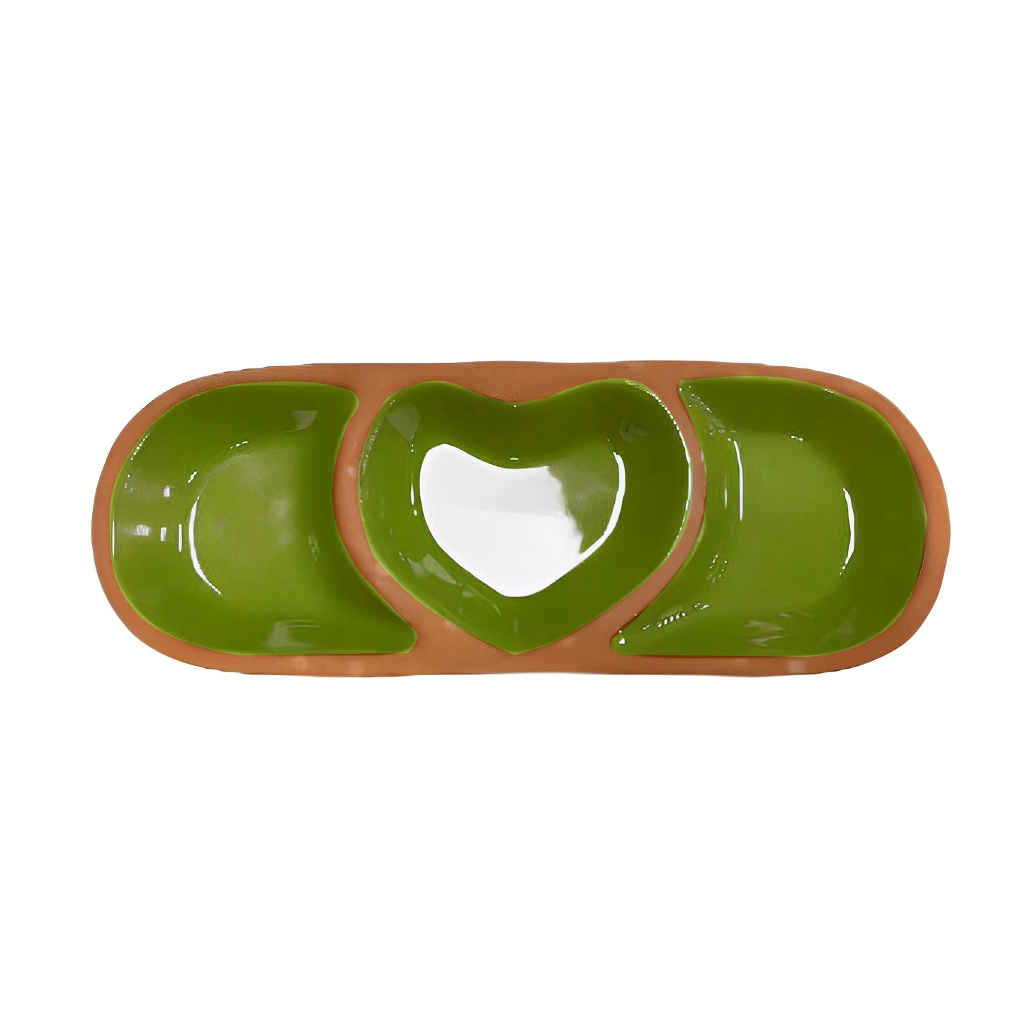 roza - serving dish, 230 ml, 27.5*11*3 cm, (inner color glazed), 1 pcs