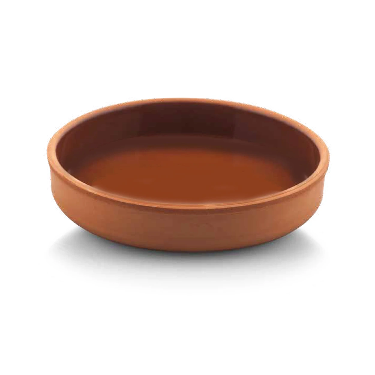 RUMELI - ROUND OVEN BOWL, 16*4 CM, (FULL NATURAL, NON-GLAZED), 0,45 LT