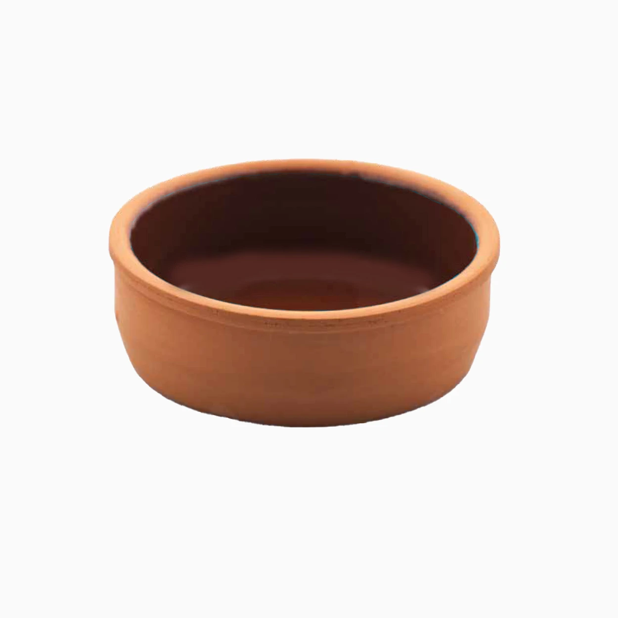 TRABZON - ROUND OVEN BOWL, 9,5*3,5 CM, (FULL NATURAL, NON-GLAZED), 0,15 LT