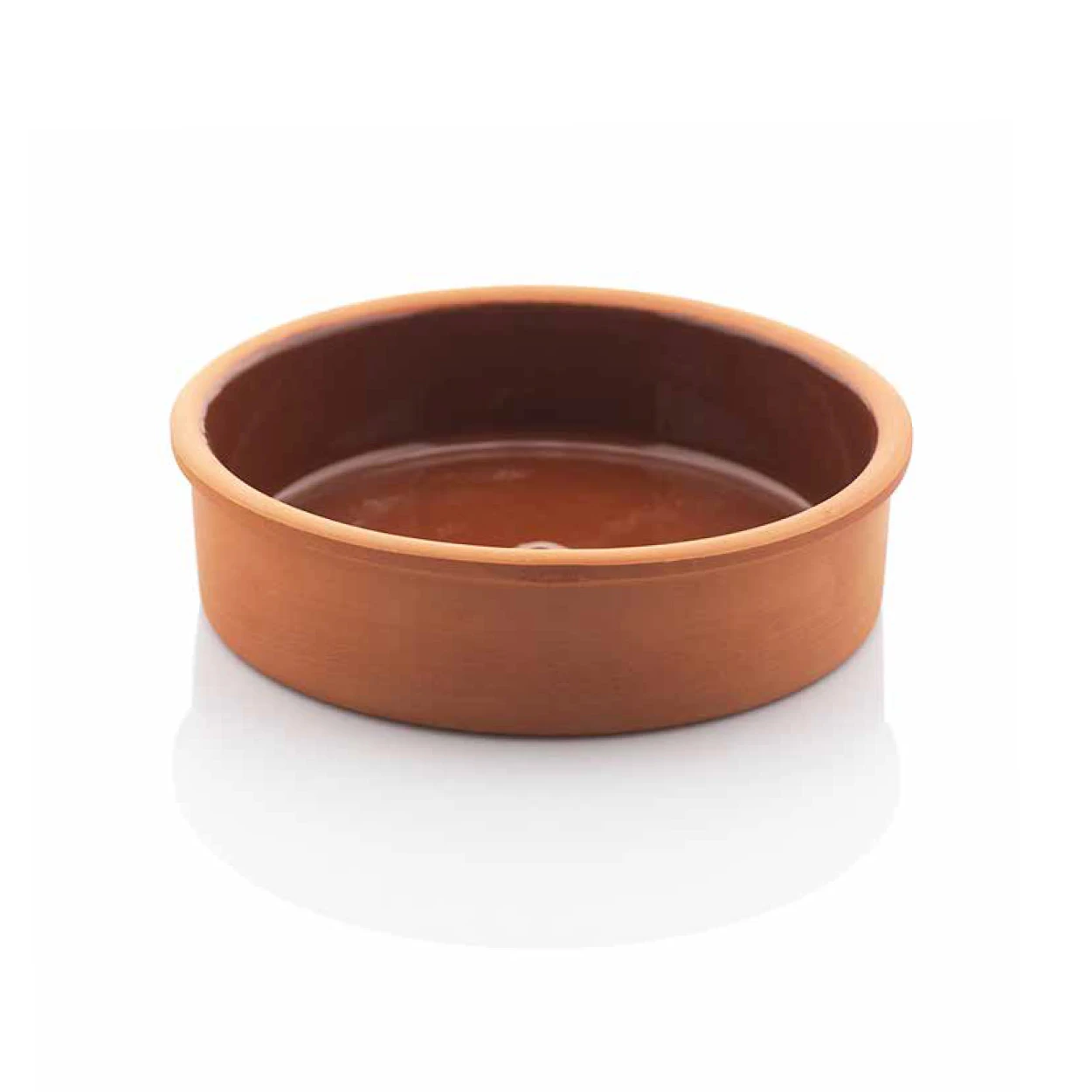 TUZLA - ROUND OVEN BOWL, 23*6 CM, (INNER BROWN GLAZED), 1,5 LT