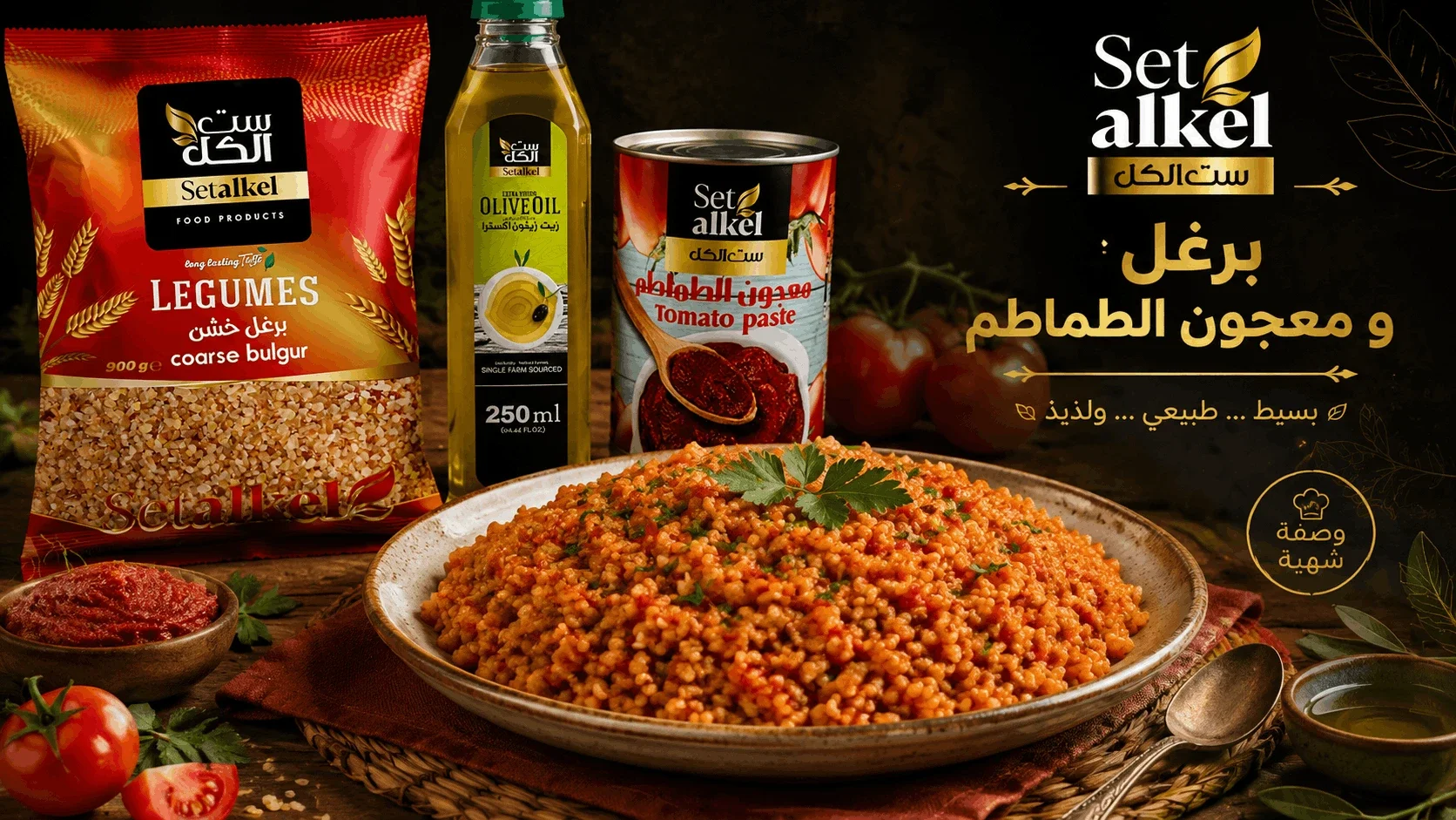 Bulgur with Tomato Molasses — SetAlkel